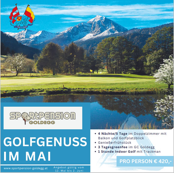 Pauschale Golfgenuss im Mai
